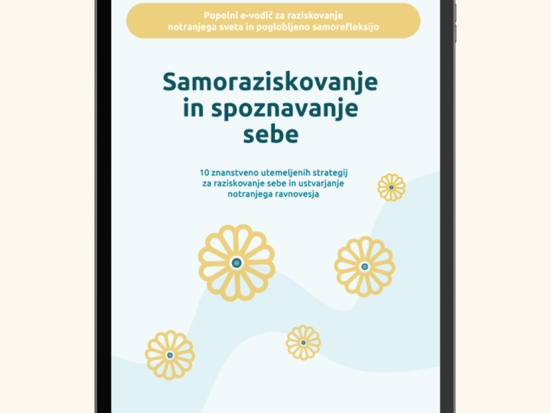 eVodič: SAMORAZISKOVANJE IN SPOZNAVANJE SEBE_slika